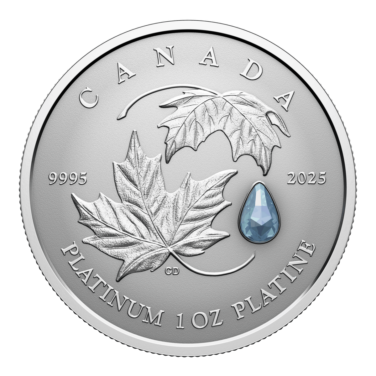 2025 $300 Maple Leaf Forever - Pure Platinum Coin