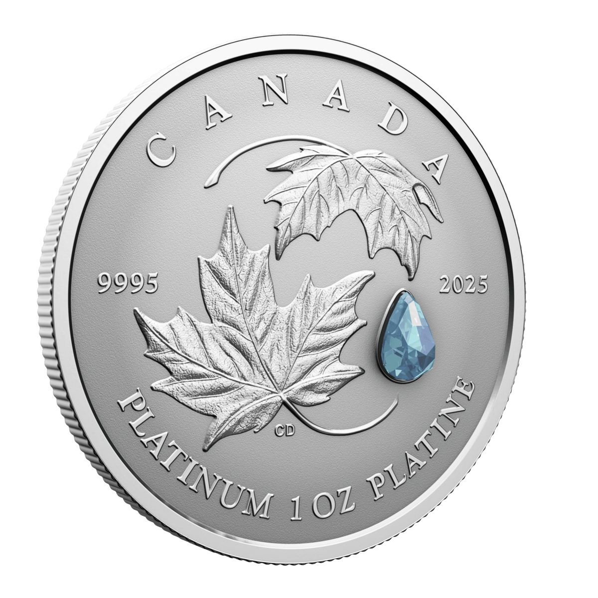 2025 $300 Maple Leaf Forever - Pure Platinum Coin