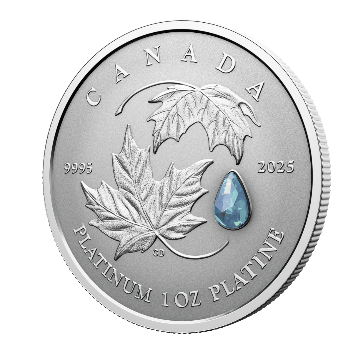 2025 $300 Maple Leaf Forever - Pure Platinum Coin