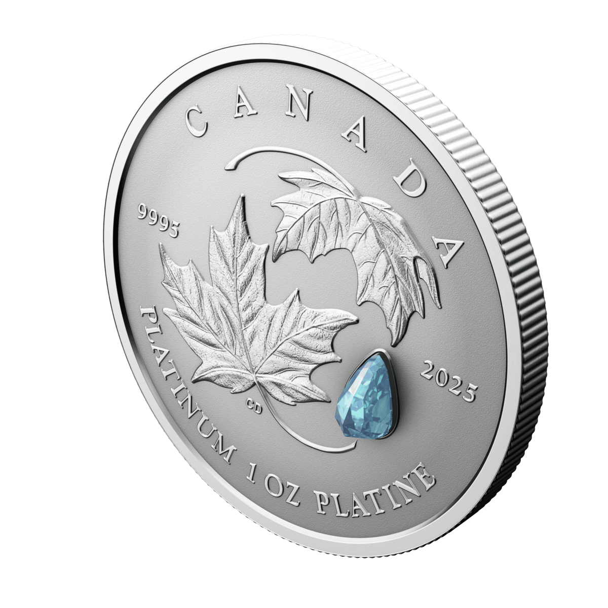 2025 $300 Maple Leaf Forever - Pure Platinum Coin