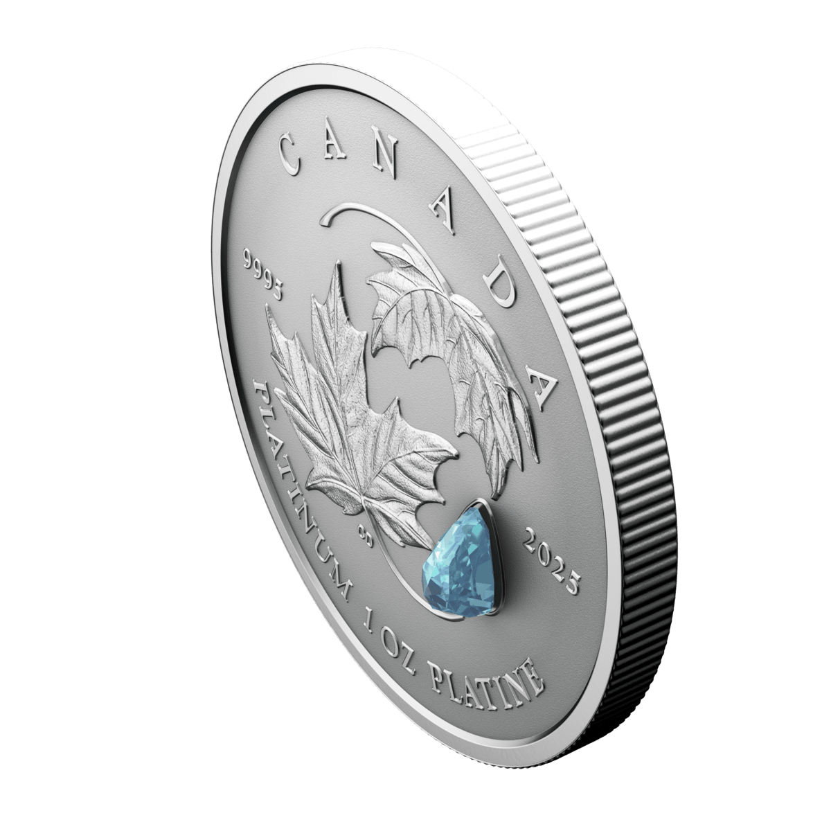 2025 $300 Maple Leaf Forever - Pure Platinum Coin
