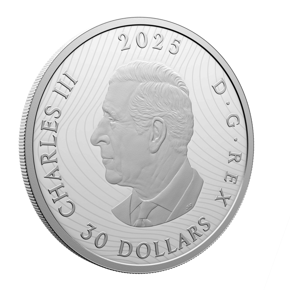 2025 $30 Magic of the Northern Lights - Pure Silver Coin with black light