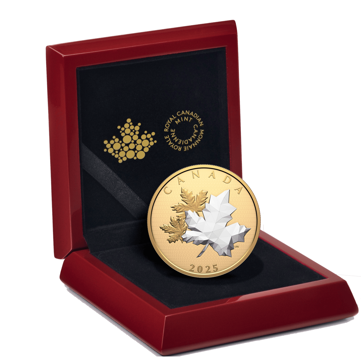 2025 $50 Maple Leaves in Motion - Pure Silver Coin