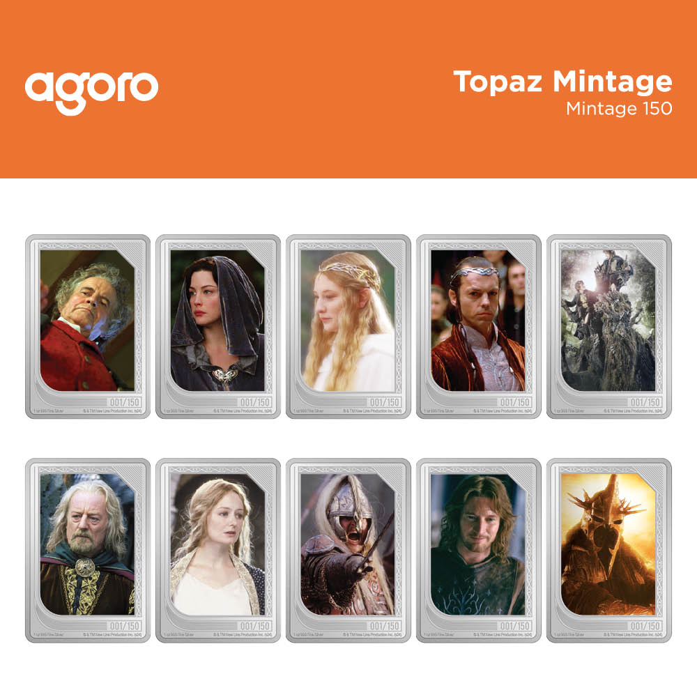 2024 $2 Lord of the Rings - Pure Silver Trading Coins