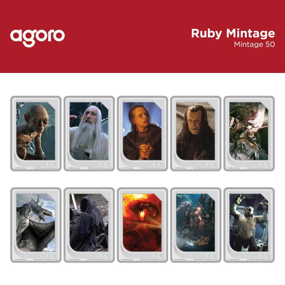 2024 $2 Lord of the Rings - Pure Silver Trading Coins