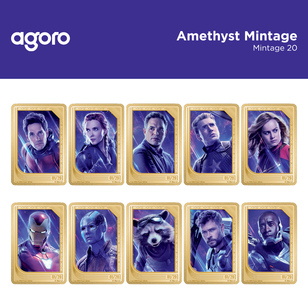 2025 $2 Marvel Infinity Saga Pure Silver Trading Coins