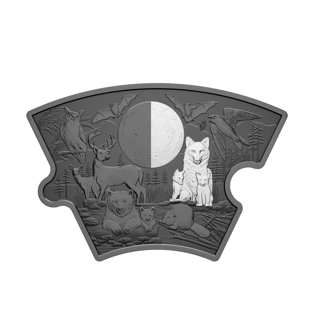 2025 Moon Phases - Pure Silver Puzzle Coin Set