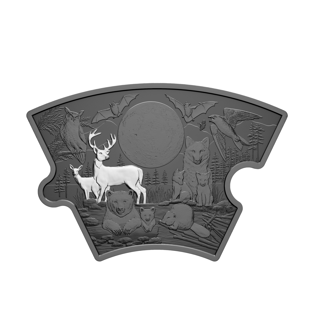 2025 Moon Phases - Pure Silver Puzzle Coin Set