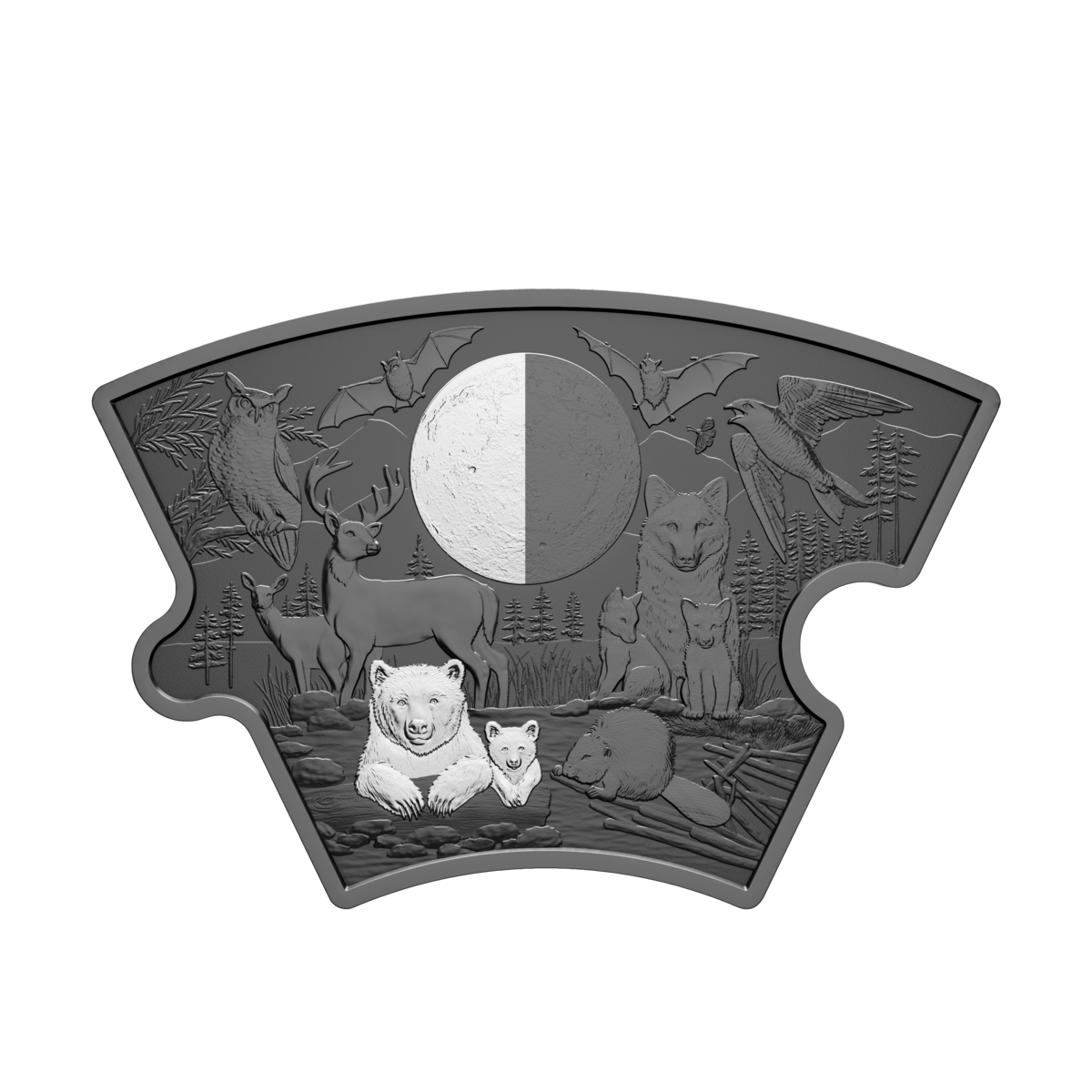 2025 Moon Phases - Pure Silver Puzzle Coin Set