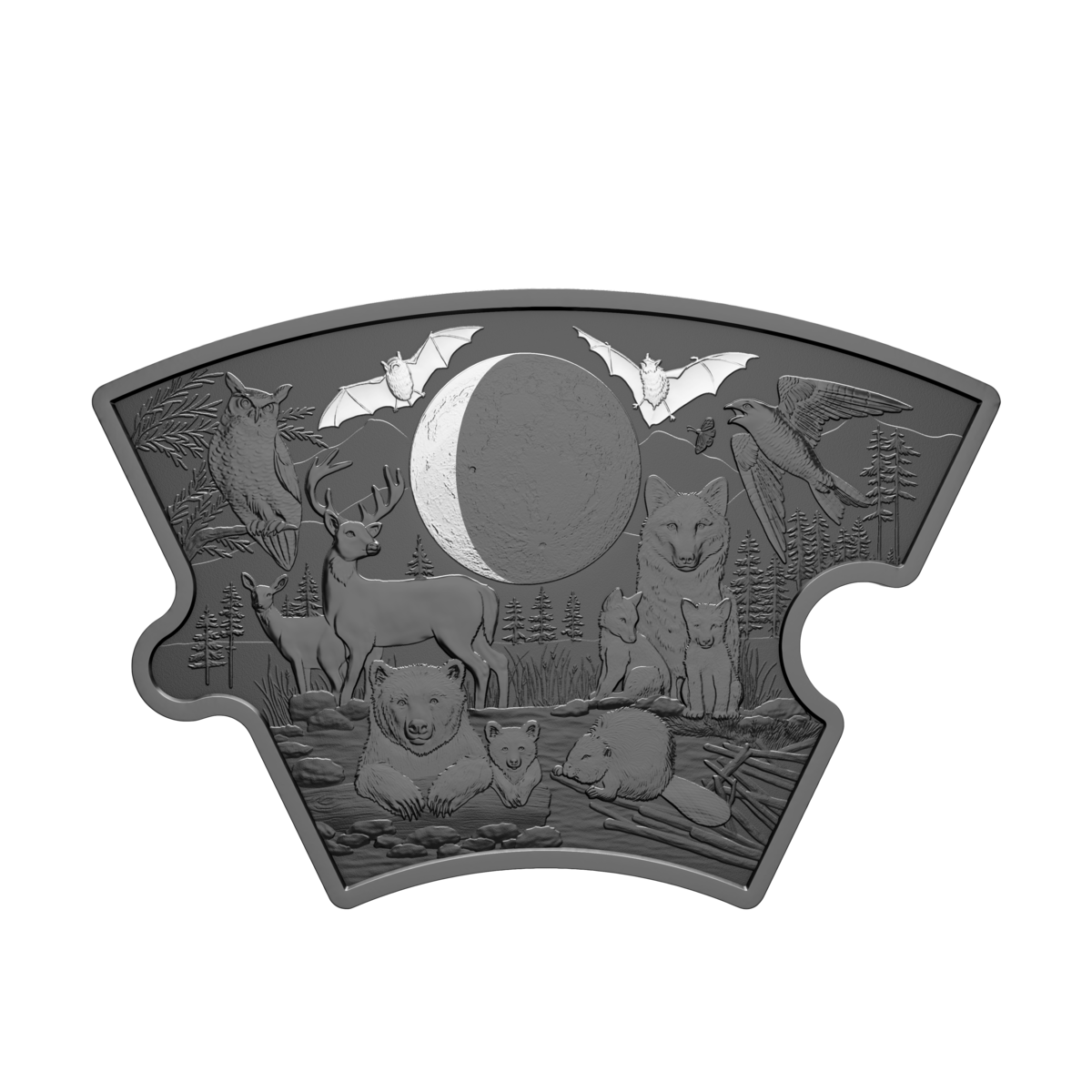 2025 Moon Phases - Pure Silver Puzzle Coin Set