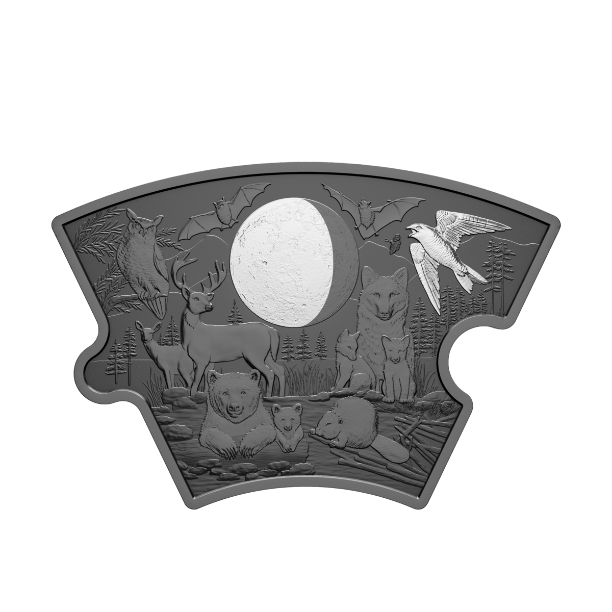 2025 Moon Phases - Pure Silver Puzzle Coin Set