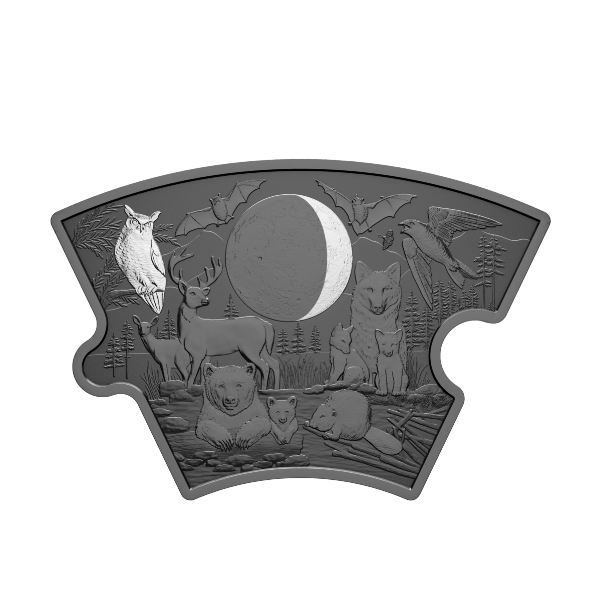 2025 Moon Phases - Pure Silver Puzzle Coin Set