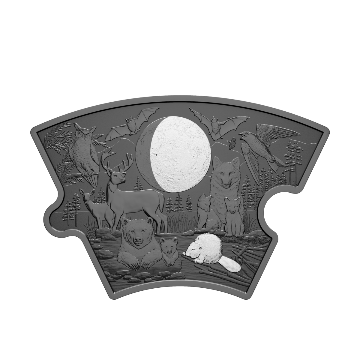 2025 Moon Phases - Pure Silver Puzzle Coin Set