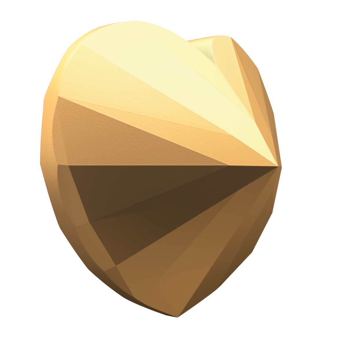 2025 $500 Heart Diamond - Pure Gold Diamond-Shaped Coin