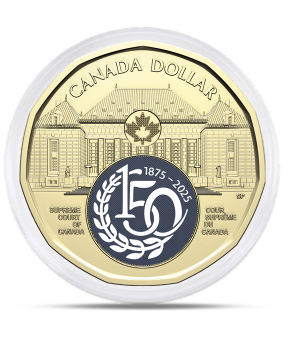 2025 $1 Supreme Court of Canada 150th Anniversary Special Wrap Roll Box Set