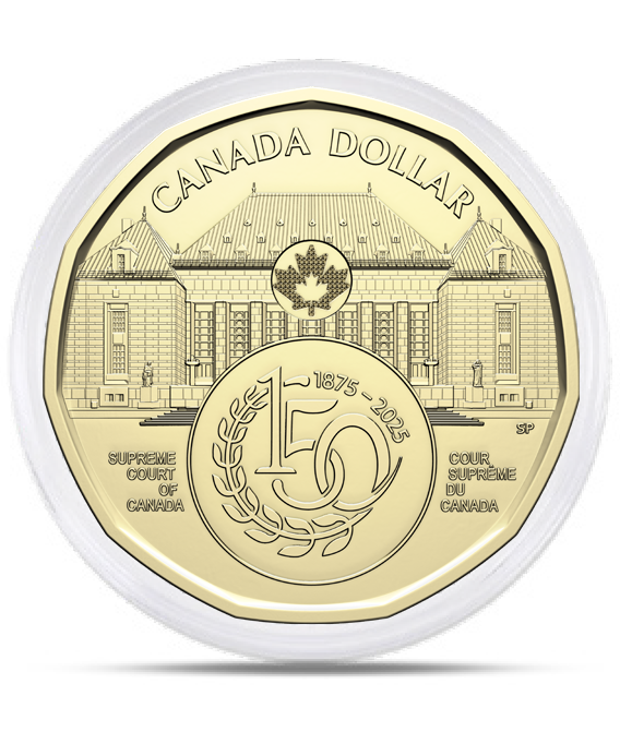2025 $1 Supreme Court of Canada 150th Anniversary Special Wrap Roll Box Set