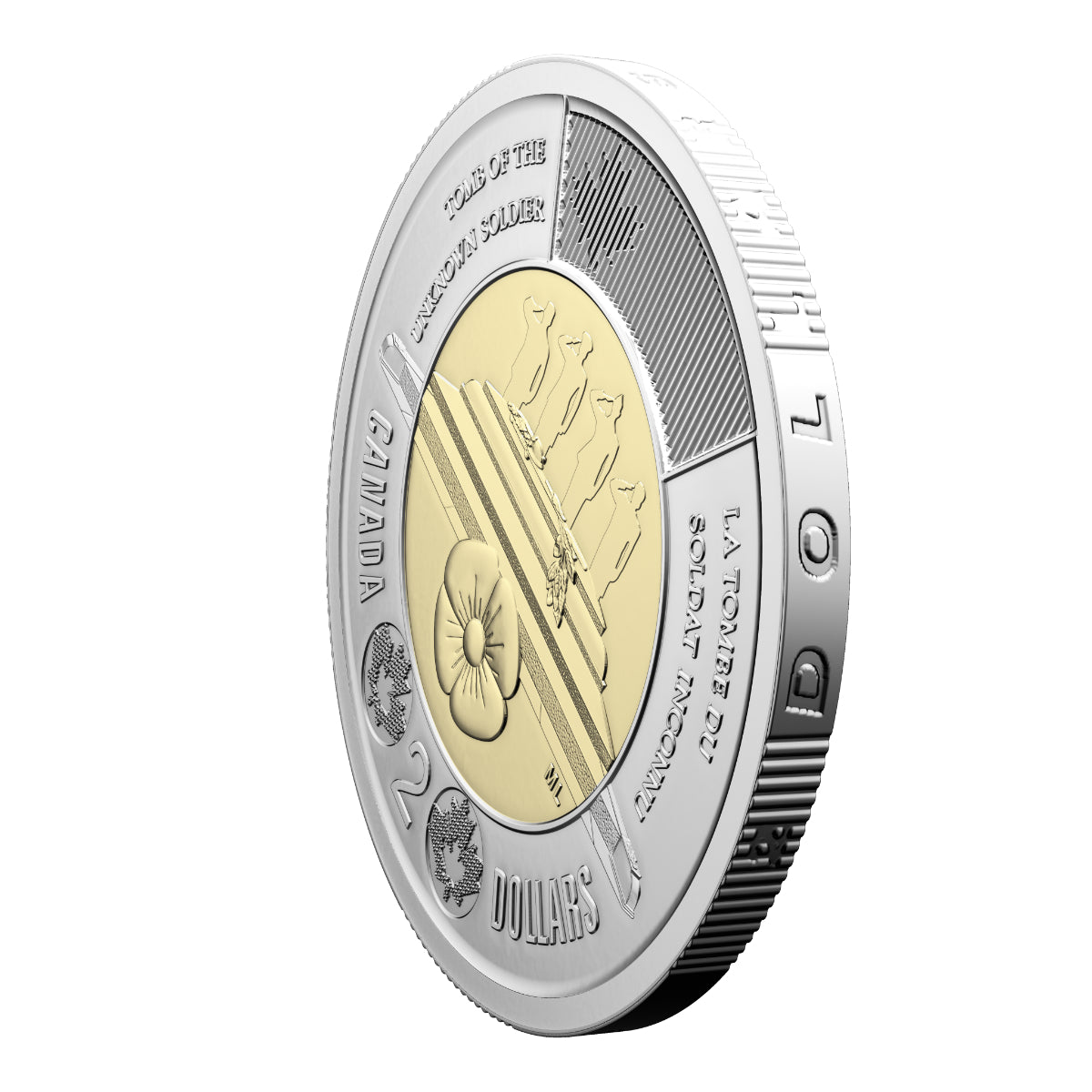 2025 $2 Honouring Canada's Unknown Soldier Special Wrap Roll (Non-Colourized)