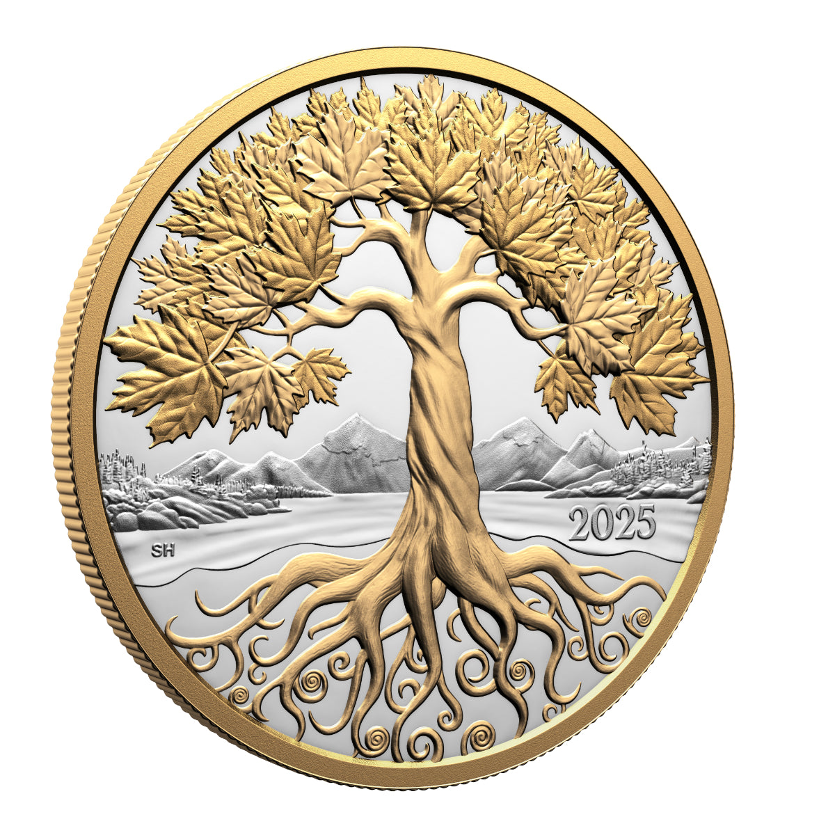 2025 $50 Maple Tree of Life - Pure Silver Coin