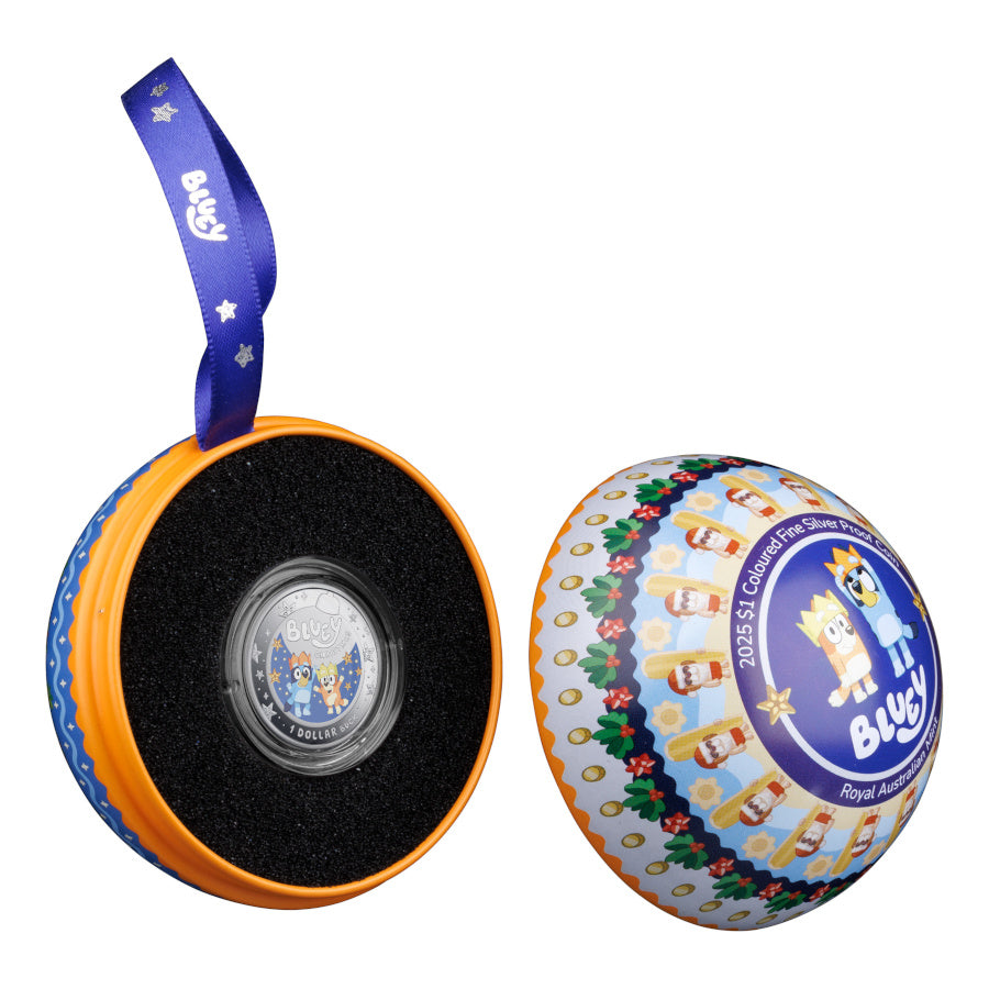 2025 $1 Bluey Christmas – Pure Silver Coin