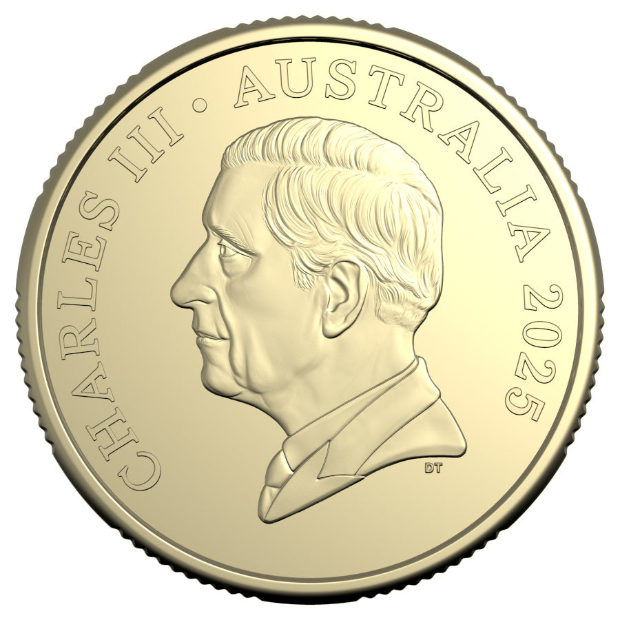 2025 $1 Bluey Christmas Coloured Uncirculated Coin