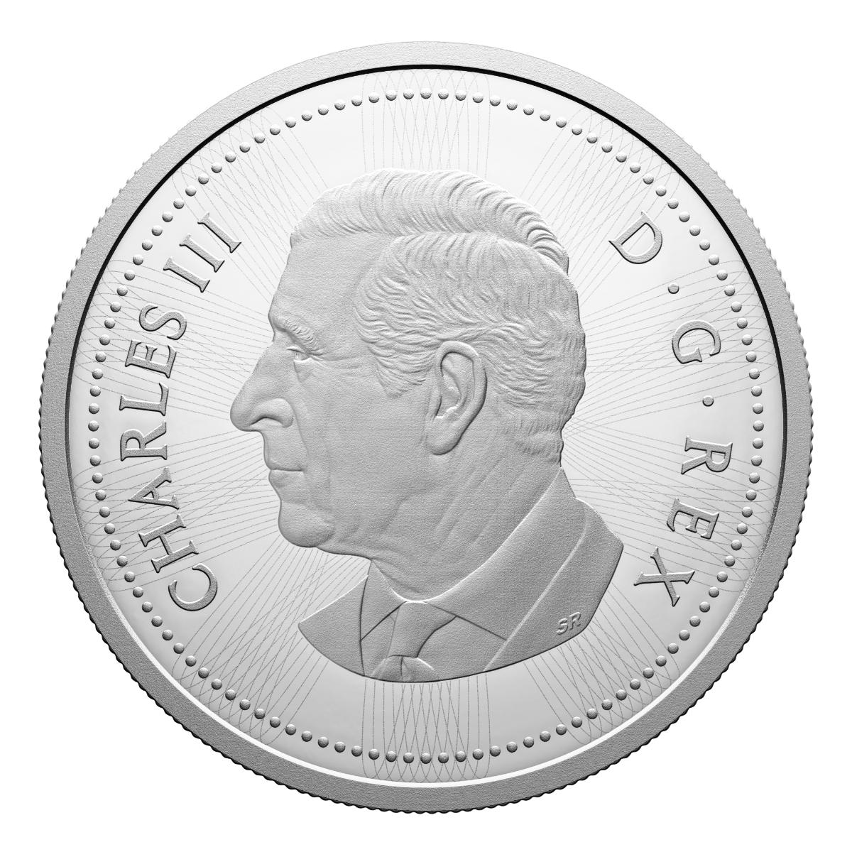 2026 10 Cent Multilayered Bluenose - Pure Silver Coin