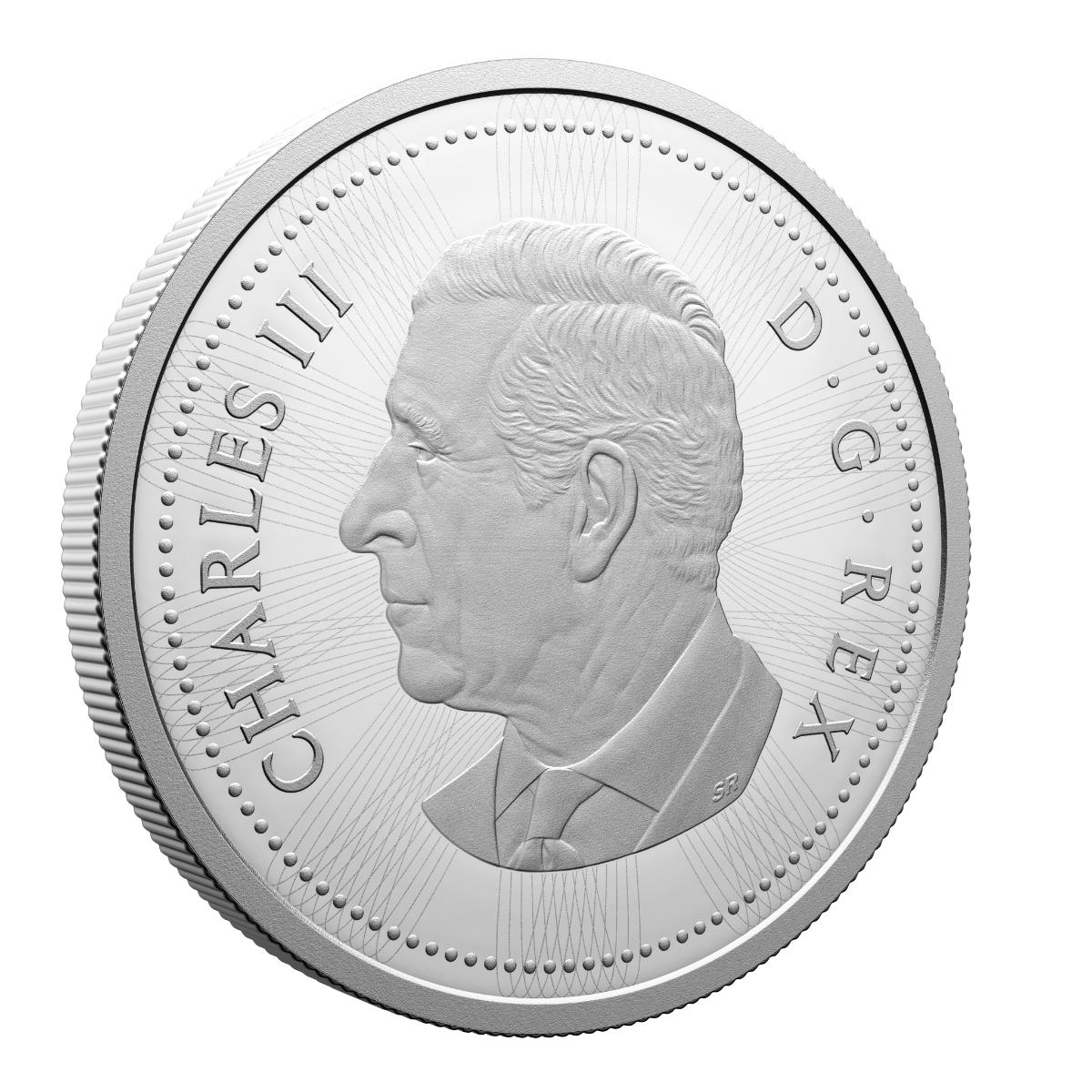 2026 10 Cent Multilayered Bluenose - Pure Silver Coin