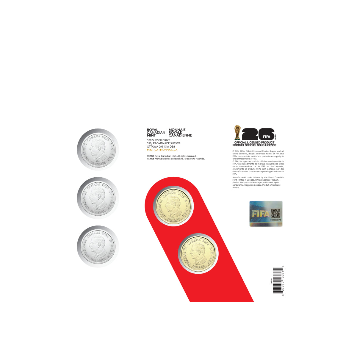 2026 FIFA World Cup 2026TM/MC - 5-Coin Set