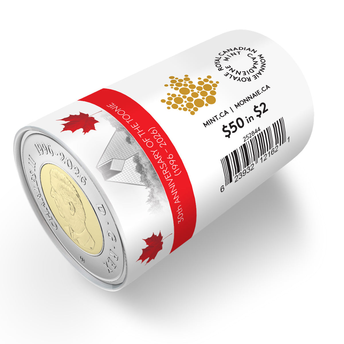 2026 $2 Collector's Edition Non-Circulation: 30th Anniversary of the Toonie - Special Wrap Roll
