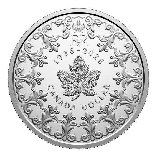 2026 $1 100th Anniversary of the Birth of Queen Elizabeth II - Pure Silver Coin