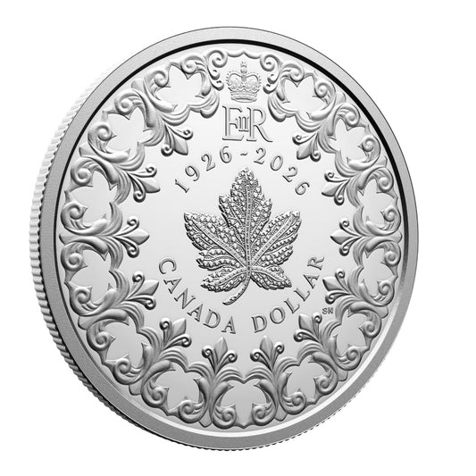 2026 $1 100th Anniversary of the Birth of Queen Elizabeth II - Pure Silver Coin