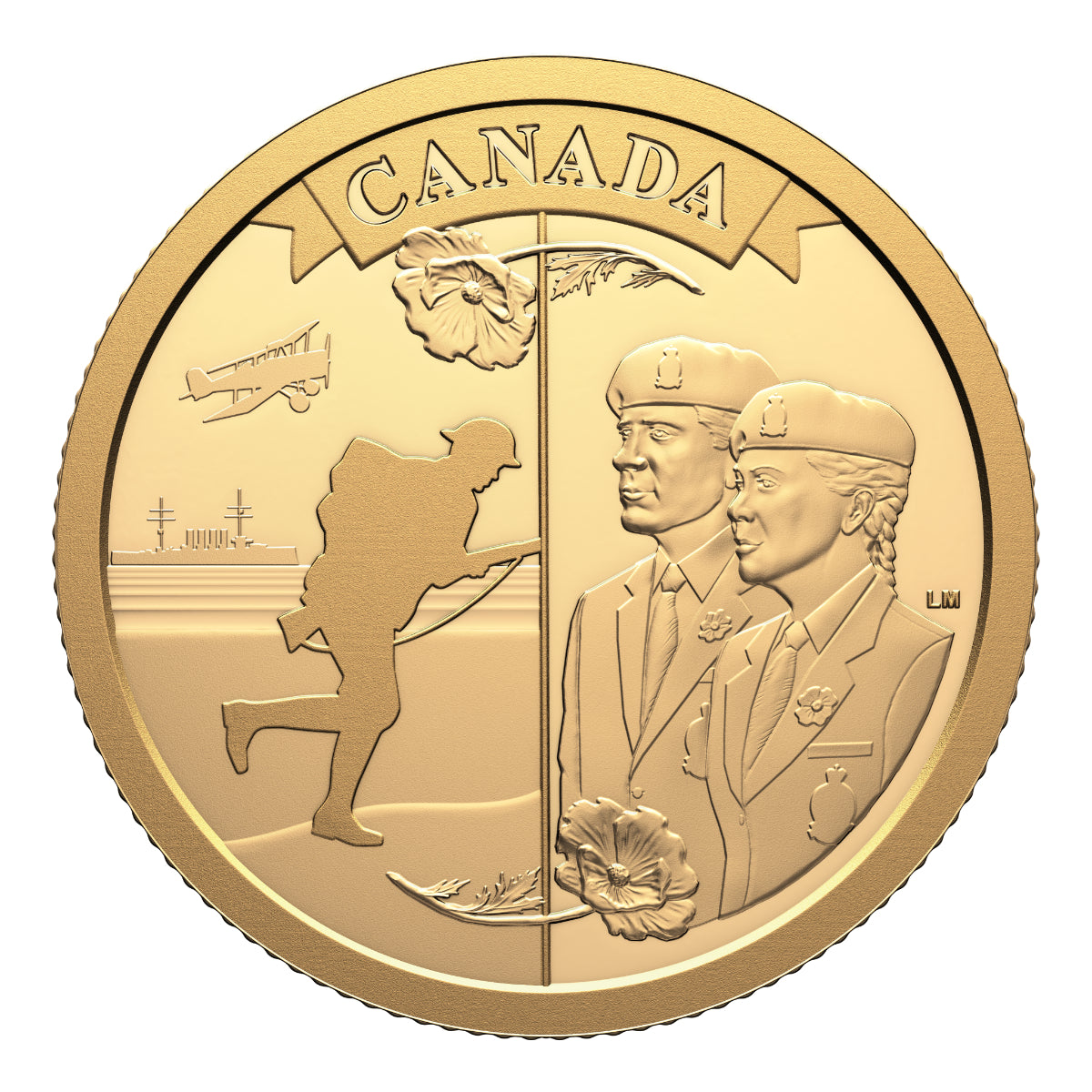 2026 $100 100th Anniversary of the Royal Canadian Legion - Pure Gold Coin