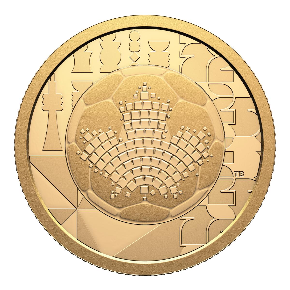 2026 $100 FIFA World Cup 2026<sup>TM/MC</sup>: The Beautiful Game - Pure Gold Coin