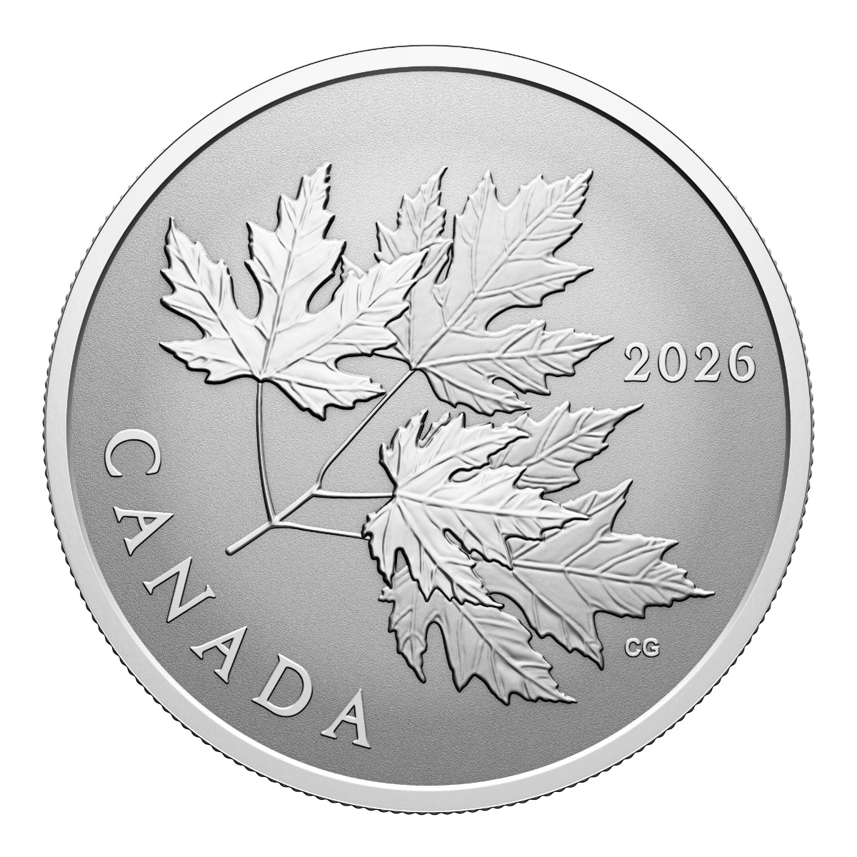 2026 $10 Gleaming Maple Leaves - Pure Silver Coin