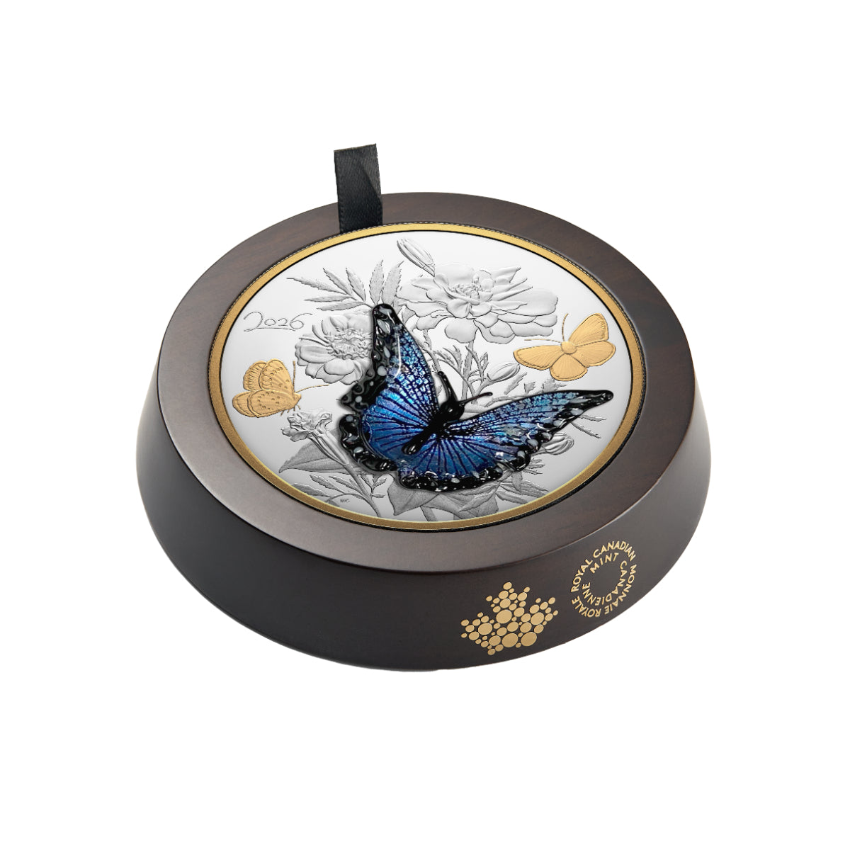 2026 $125 Murano Silvery Blue Butterfly - Pure Silver Coin