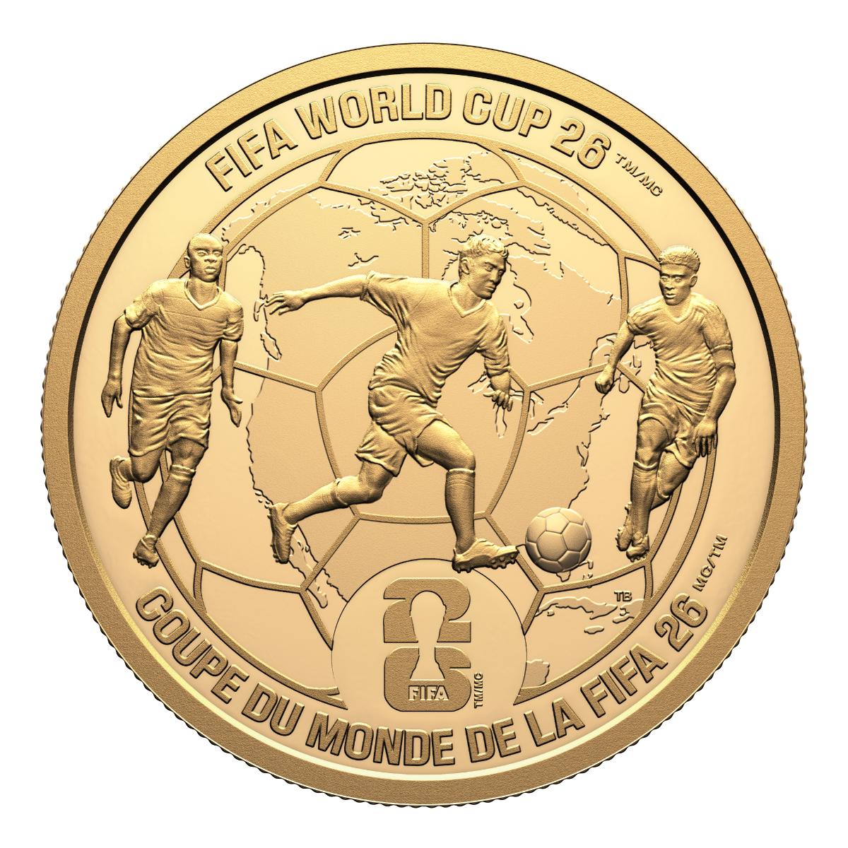 2026 $200 FIFA World Cup 2026<sup>TM/MC</sup>: We All Play Together - Pure Gold Coin