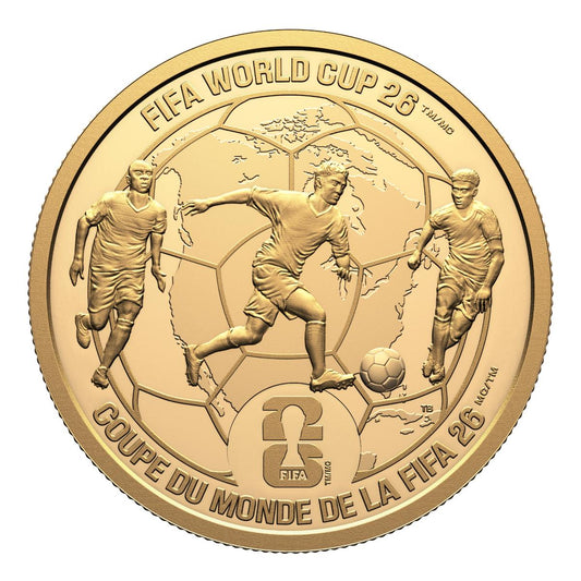 2026 $200 FIFA World Cup 2026<sup>TM/MC</sup>: We All Play Together - Pure Gold Coin