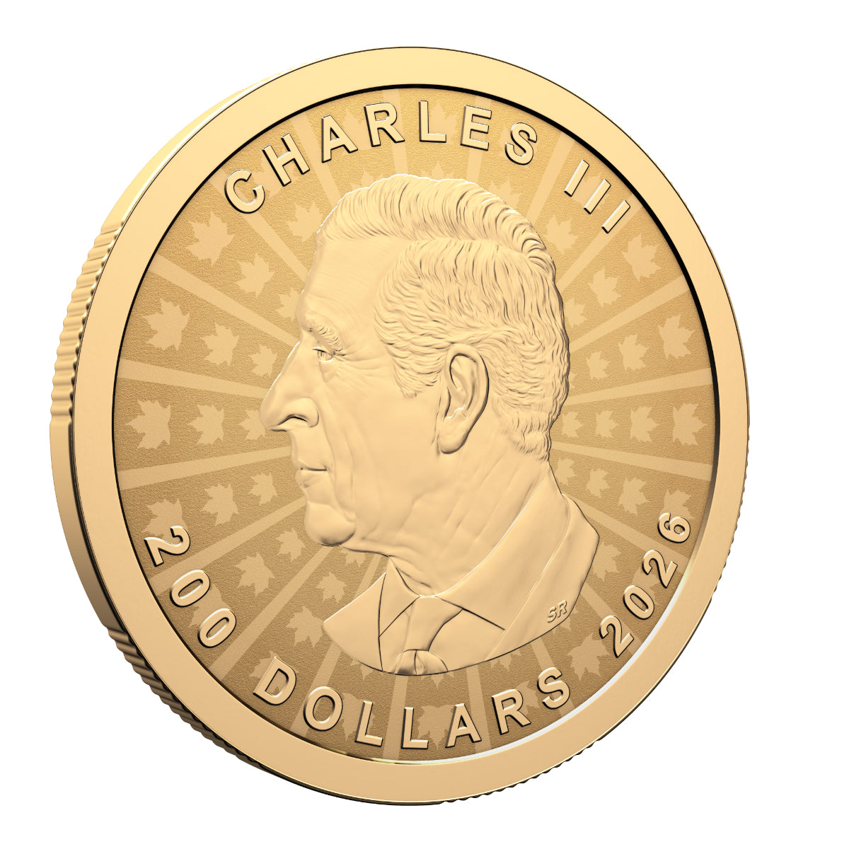 2026 $200 Ultra-High Relief 1oz GML - Pure Gold Coin