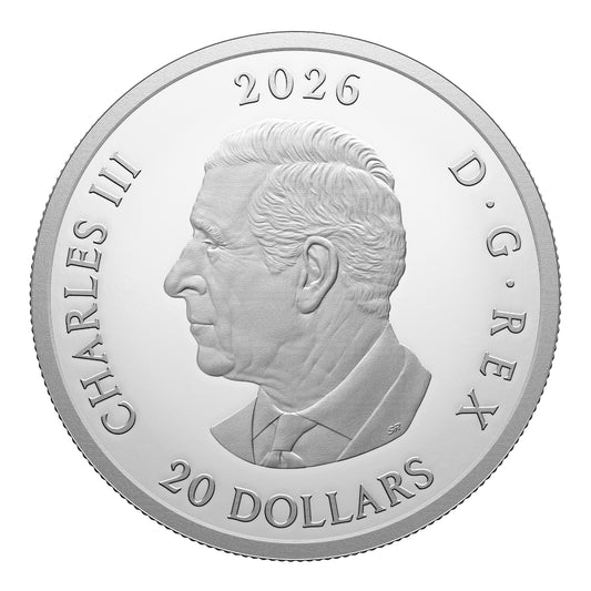 2026 $20 Canada's National Parks: Grasslands National Park - Pure Silver Coin