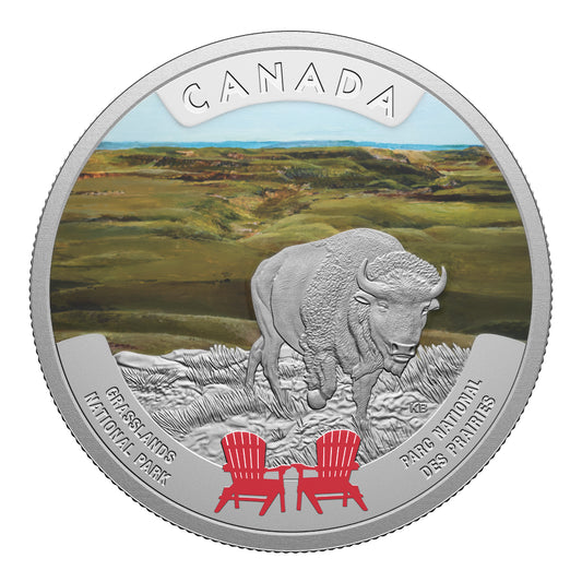 2026 $20 Canada's National Parks: Grasslands National Park - Pure Silver Coin