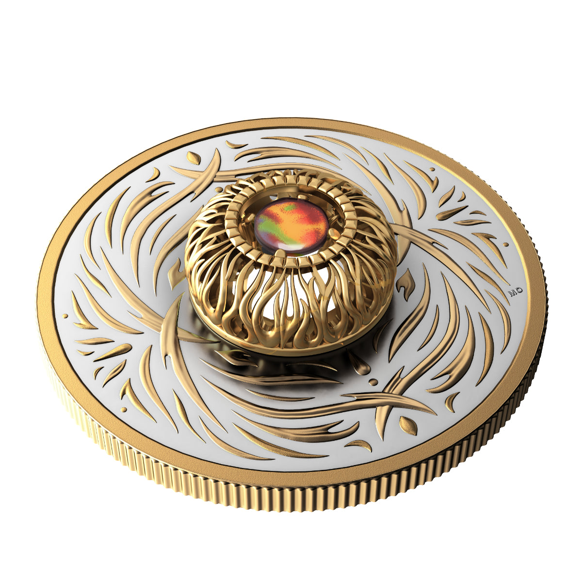 2026 $20 Dancing Ammolite- Elements of Nature: Fire - Pure Silver Coin