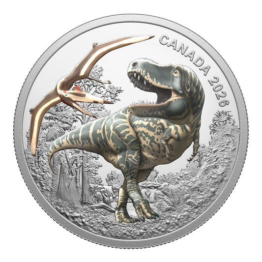 2026 $20 T.Rex - Pure Silver Coin with Black Light