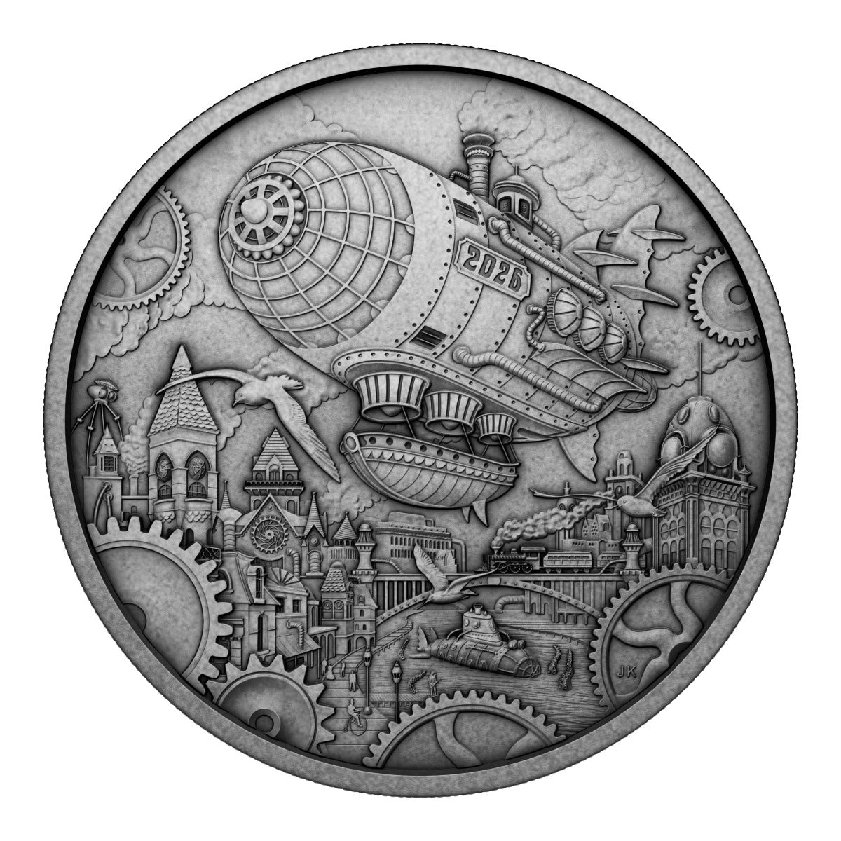 $50 2026 A Whimsical Tale: Blimp - Pure Silver Coin