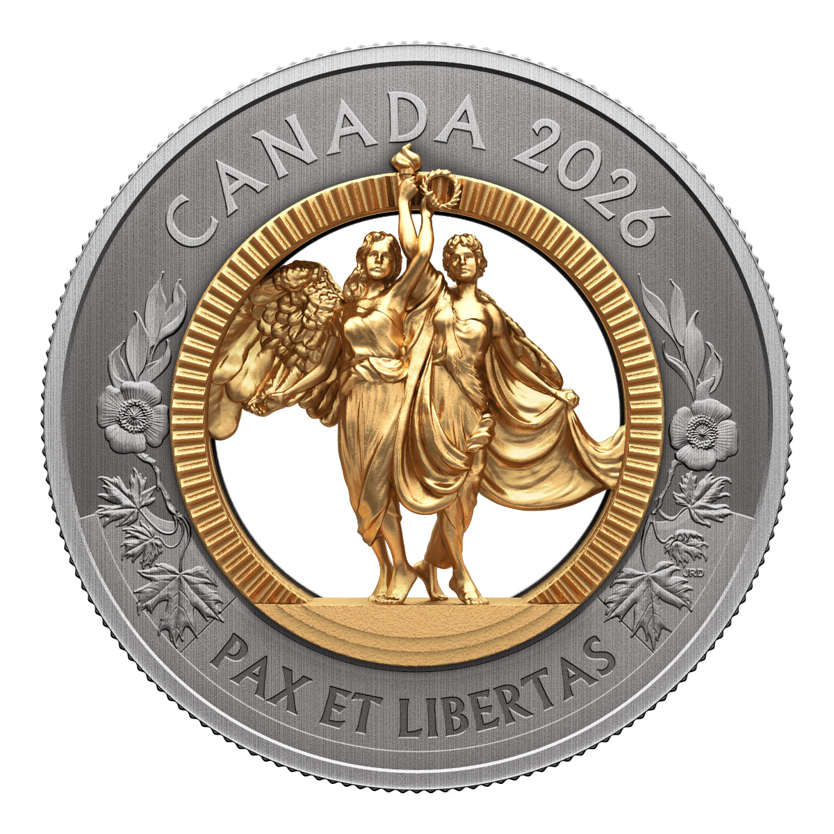 2026 $50 Allegories of Peace and Freedom - Pure Silver Coin