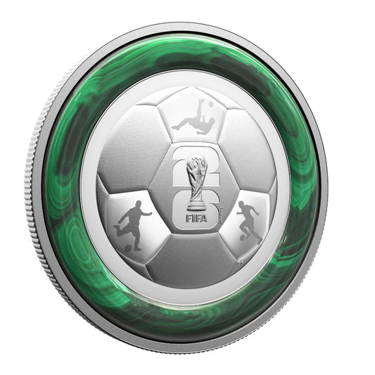 2026 $50 FIFA World Cup 2026<sup>TM/MC</sup>: The Trophy - Pure Silver Coin