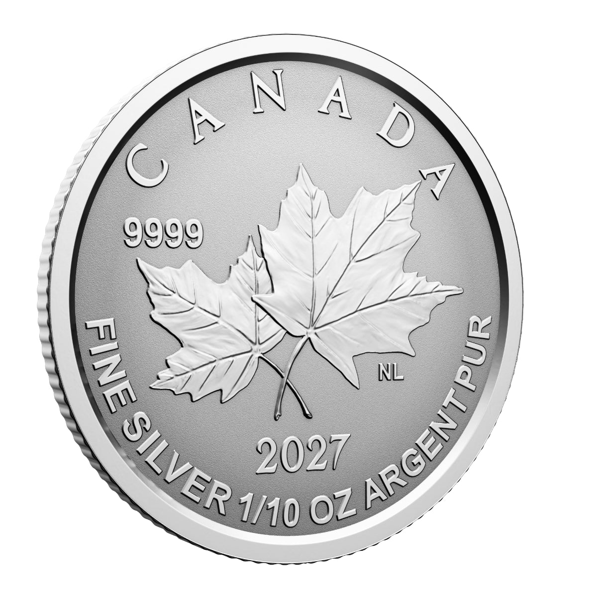 2027 Autumn Leaves - Pure Silver Fractional Set
