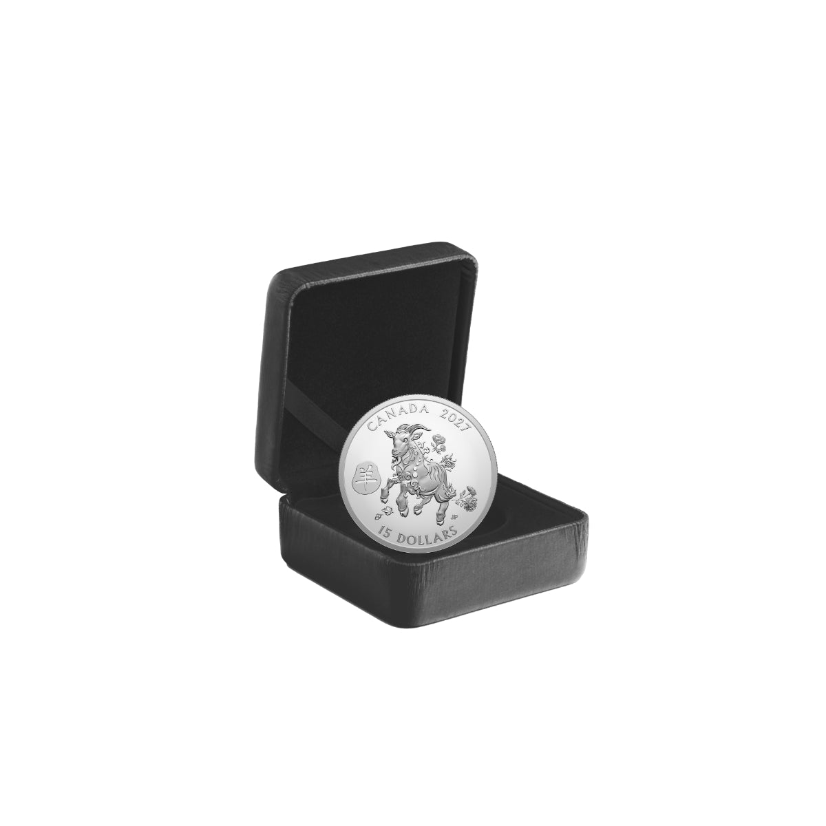 2027 $15 Lunar Year of the Goat - Pure Silver Coin