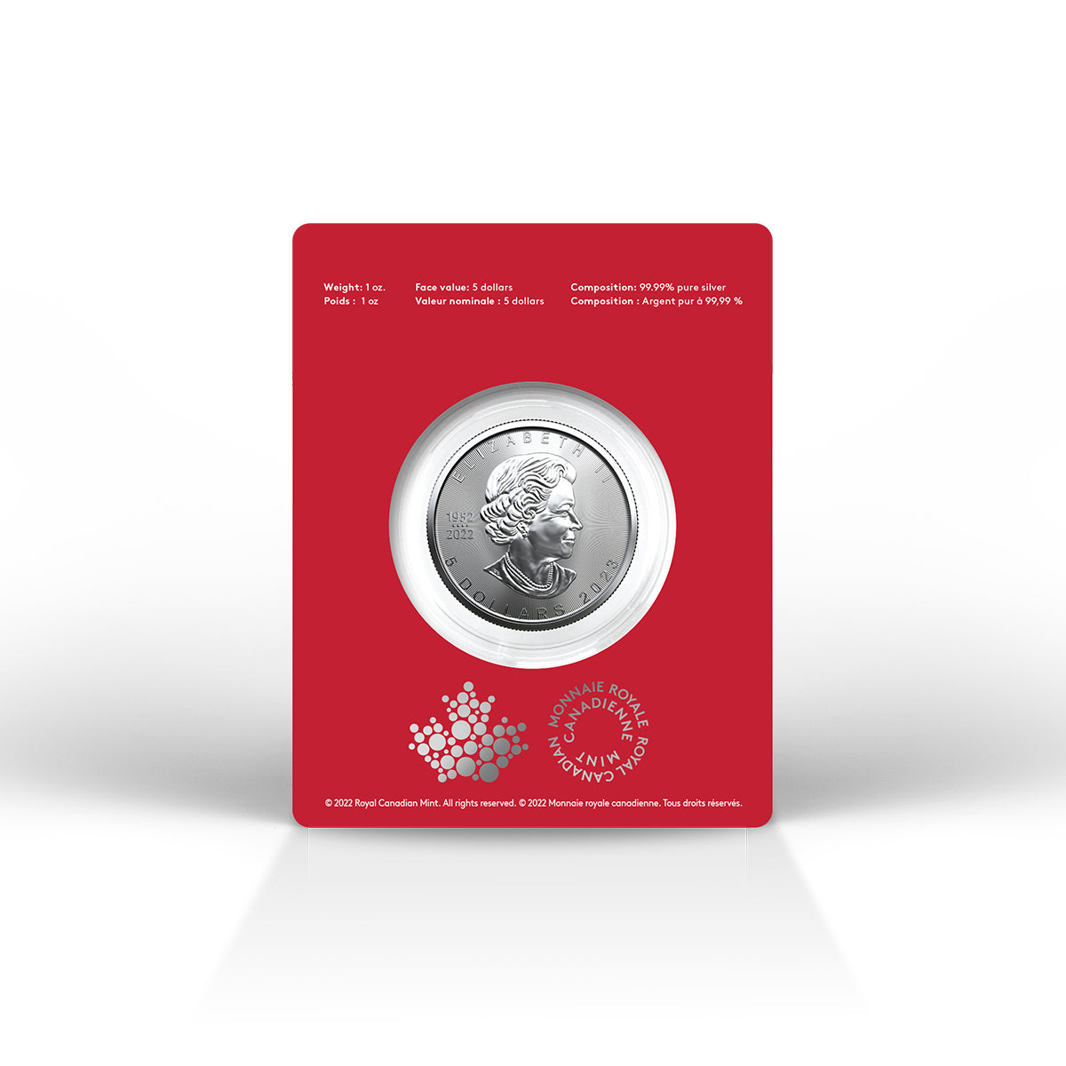 2023 $5 Treasured Silver Maple Leaf: Year of the Rabbit - Pure Silver Premium Bullion Coin