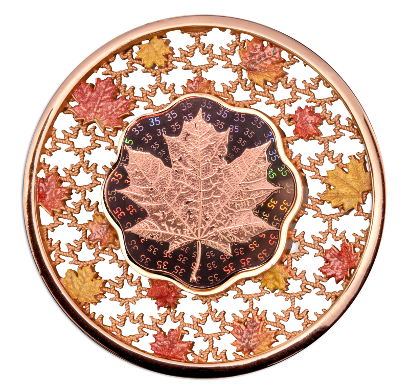 2023 $5 Maple Leaf Filigree - Pure Silver Coin