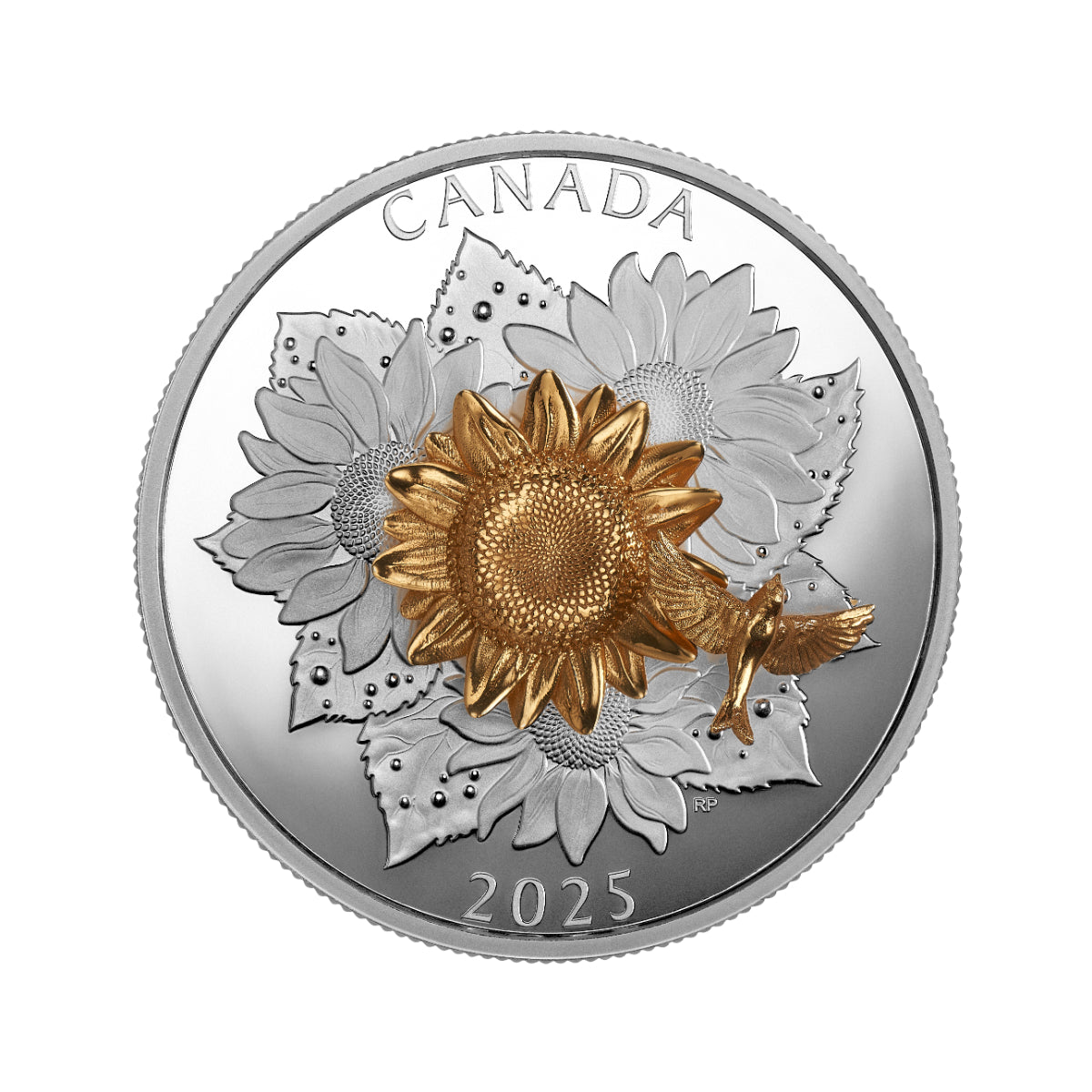 2025 $50 The Goldfinch and the Bloom - Pure Silver Coin
