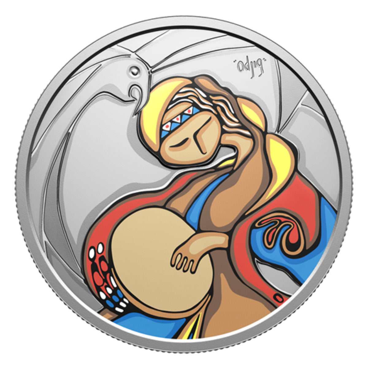 2025 $20 Folk Singer by Daphne Odjig - Pure Silver Coin